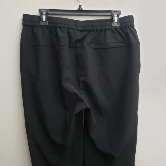Troop Womens Jogger Pull On Pants XL Solid Black Drawstring Recycled Polyester - Picture 7 of 8